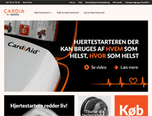 Tablet Screenshot of cardianordic.com
